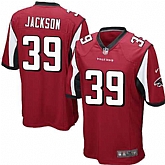 Nike Men & Women & Youth Falcons #39 Jackson Red Team Color Game Jersey,baseball caps,new era cap wholesale,wholesale hats